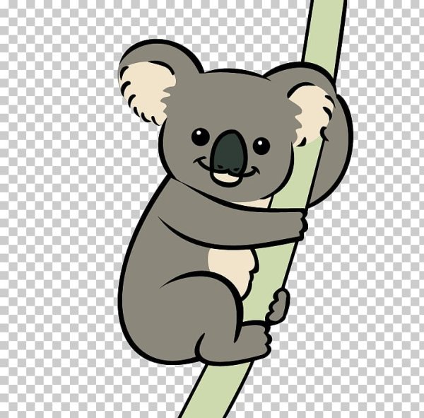 Коала мультяшная