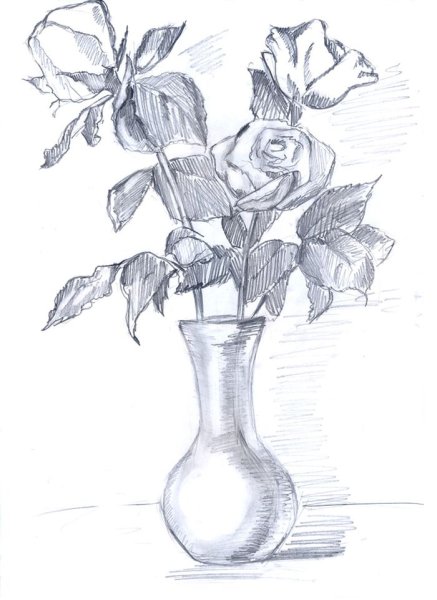 Рисунок вазы