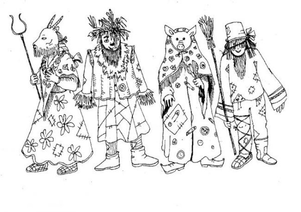 Раскраска Christmas Carol