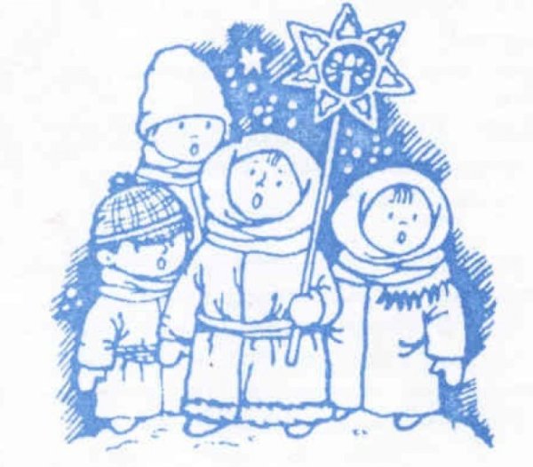 Рисование колядки