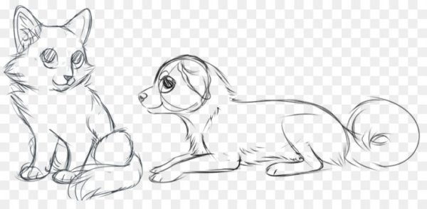 Рисовать кошку и собаку