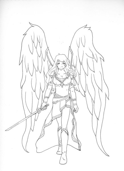 Валькирия раскраска