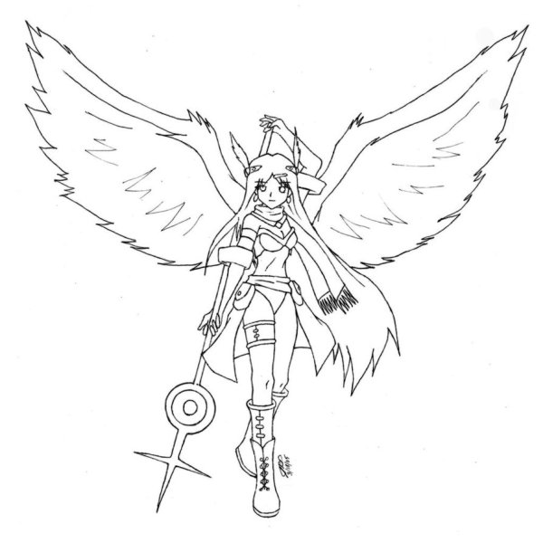 Валькирия раскраска