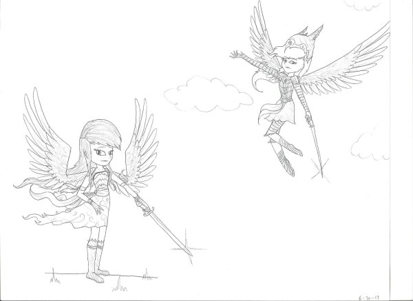 Славянская Валькирия богиня тату