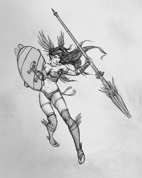 Валькирия шлем вектор