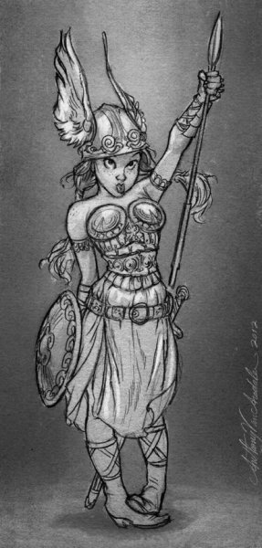 Викинги женщины Графика