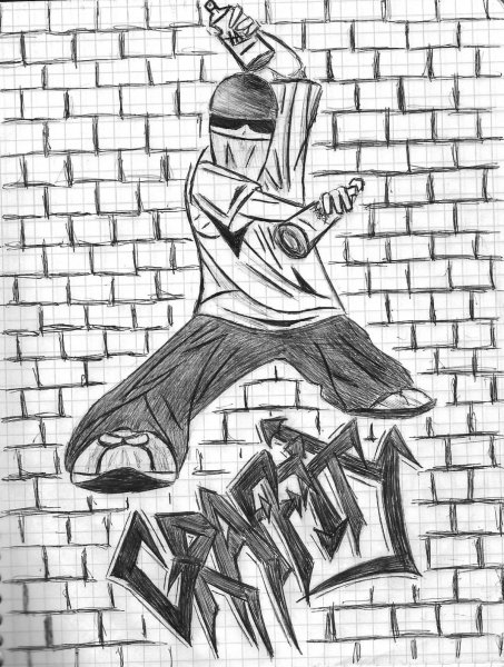 Картинки граффити карандашом