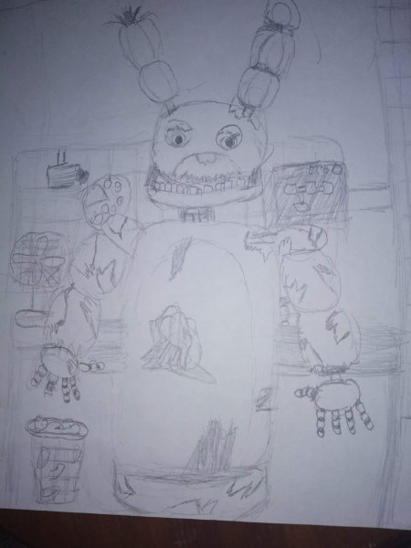 СПРИНГТРАП карандашом