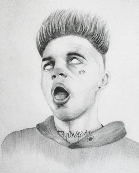 Элджей карандашом