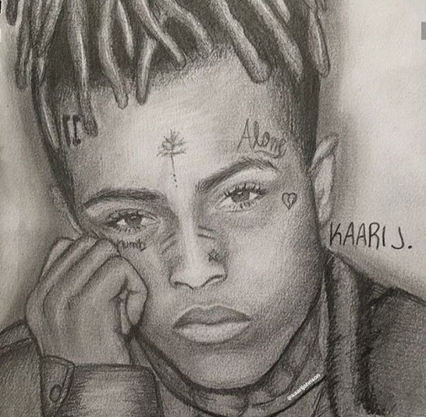 Рэпер Xxtentacion портрет