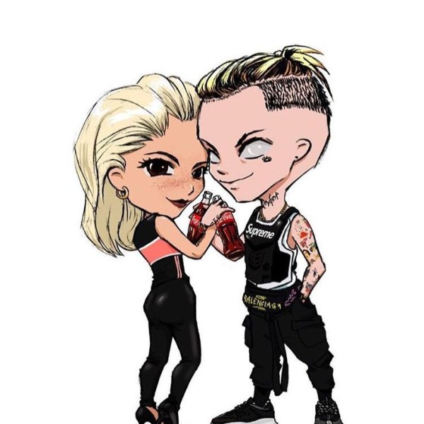 Мультяшный Элджей и Ивлеева