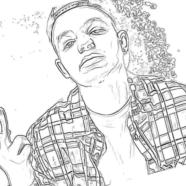 Раскраска певцов Элджей