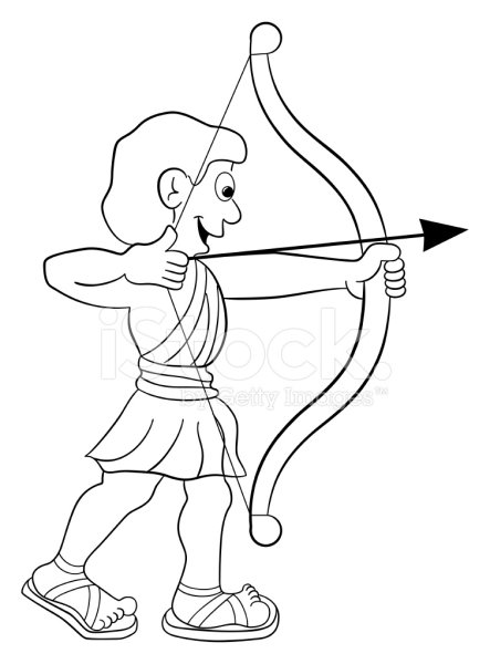 Стрелец карандашом