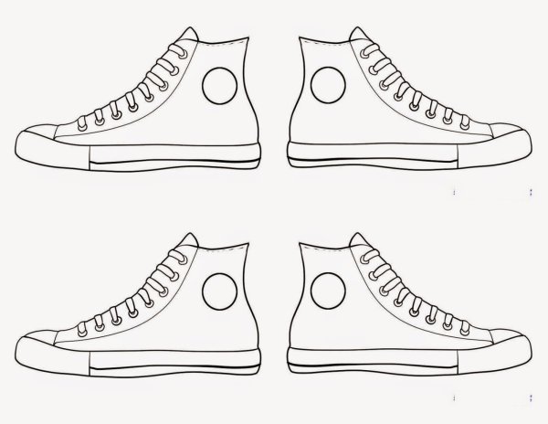 Кеды нарисованные