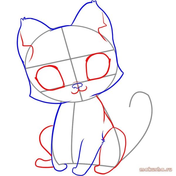 Котенок для рисования