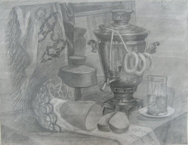 Самовар карандашом