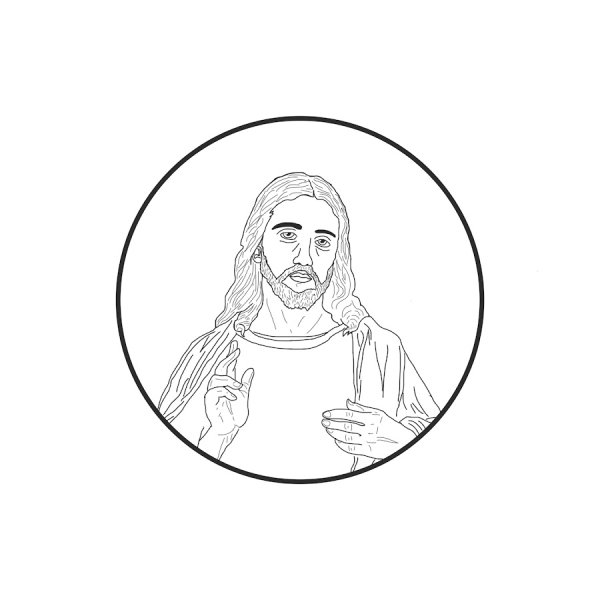 Джизус рисунок карандашом