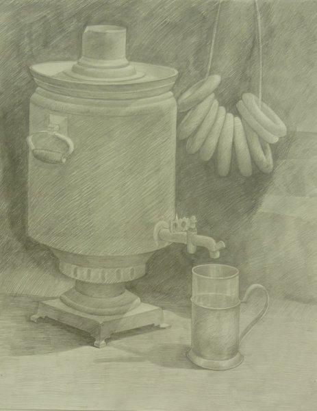 Самовар карандашом