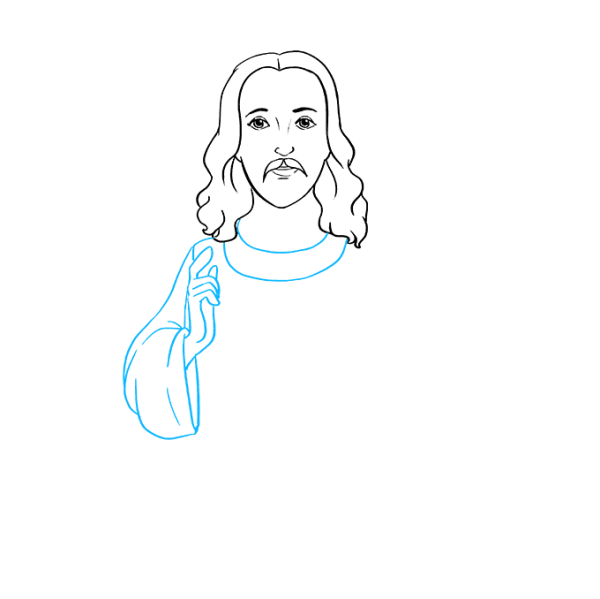 Джесус раскраска блогер