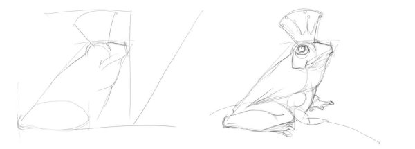 Царевна лягушка рисунок