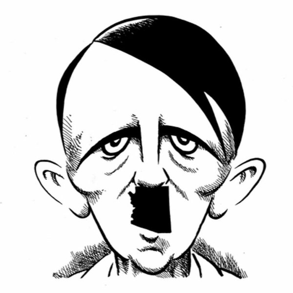 Карикатурный Адольф Гитлер
