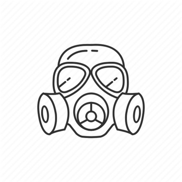 Противогаз рисунок