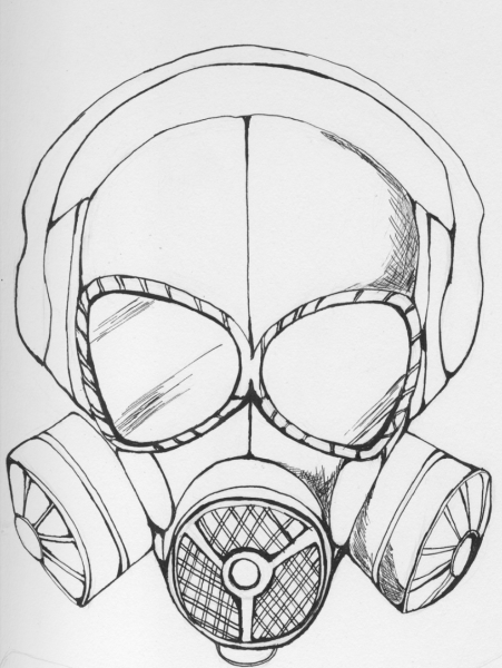 Респиратор нарисованный