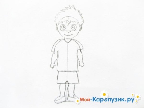 Схема рисования человека для детей