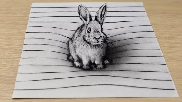 3d рисунки карандашом