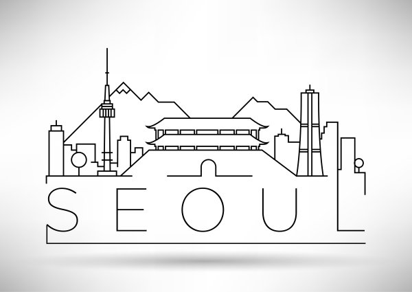 Сеул карандашом