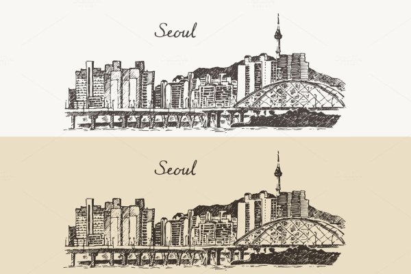 Сеул карандашом