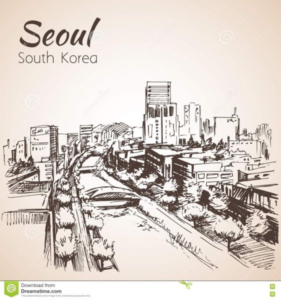 Сеул скетч