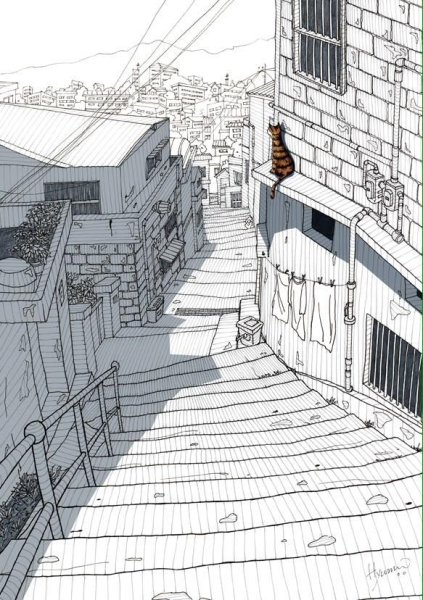 Эстетичный город в перспективе