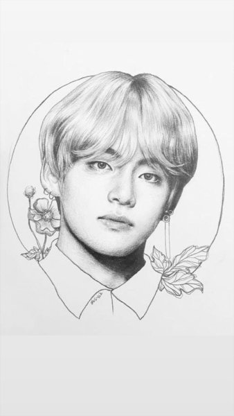 БТС для срисовки Джин