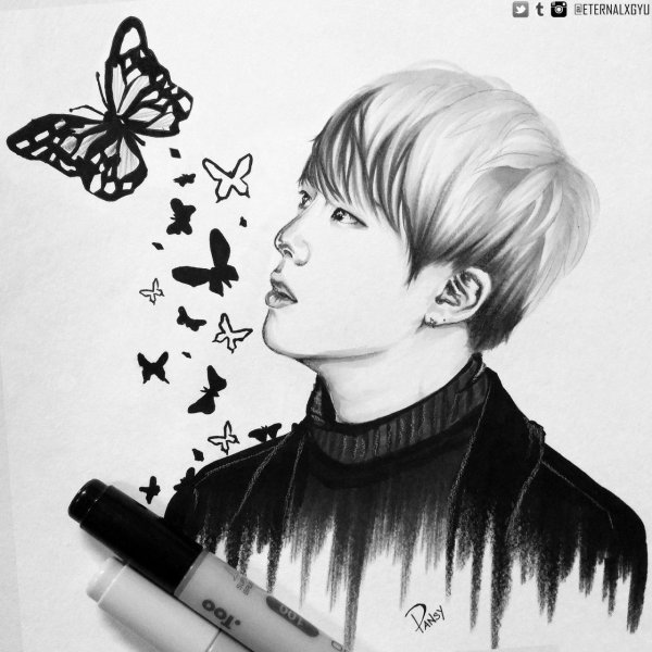 Портрет Джина БТС