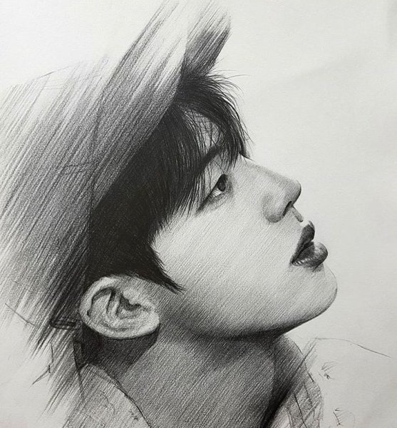 БТС для срисовки Джин