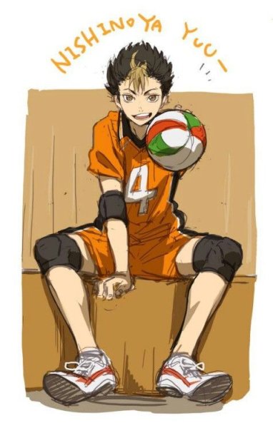 Аниме волейбол Тобио Нишиноя