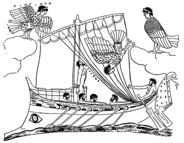 Дракар корабль викингов раскраска