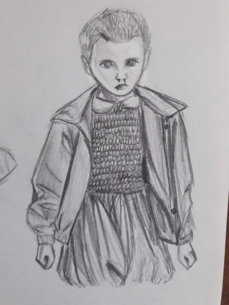 Очень странные дела рисунки карандашом