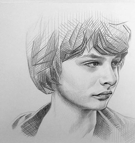 Очень странные дела рисунки карандашом