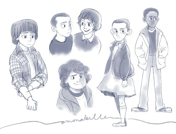 Очень странные дела скетчи