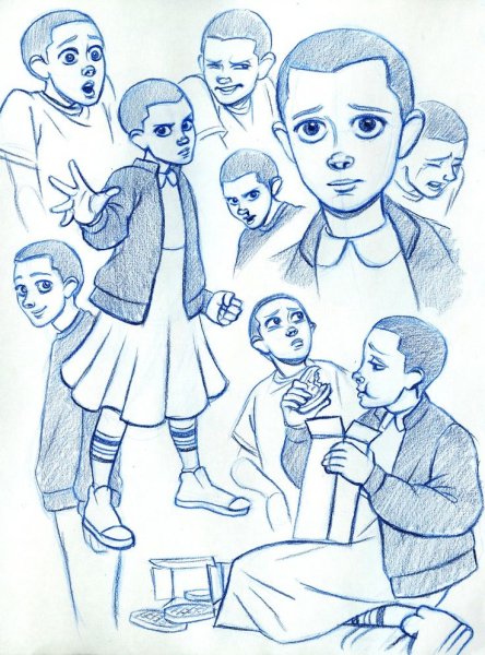 Очень странные дела скетчи