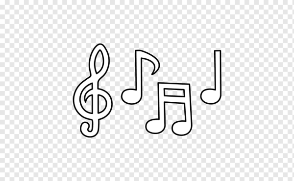 Ноты раскраска