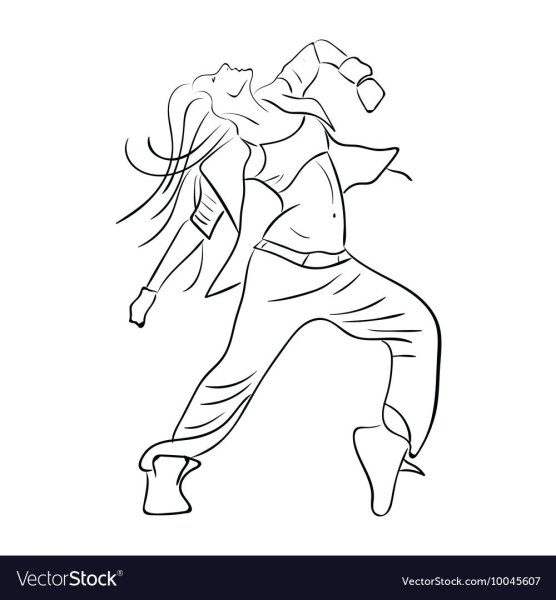 Танцор рисунок