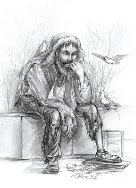 Нищий рисунок