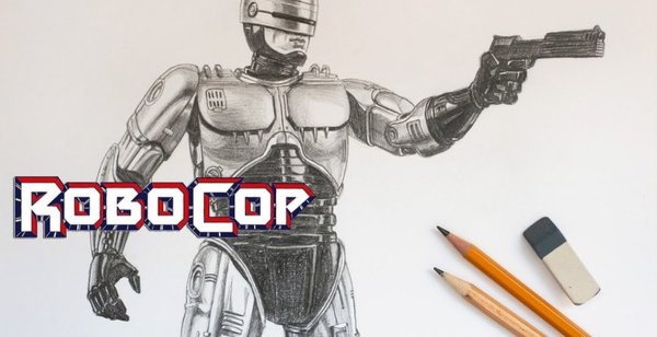 Робокоп карандашом
