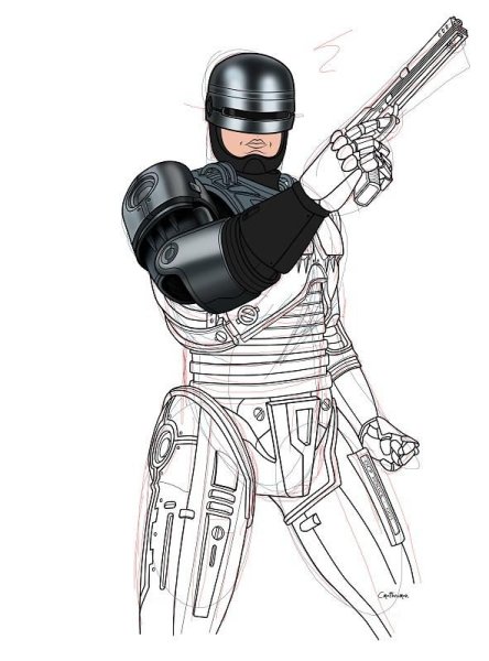Робокоп рисунок