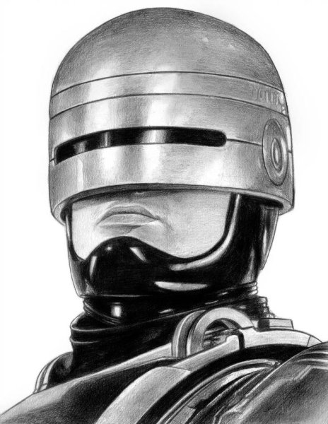 Рисунок робокопа