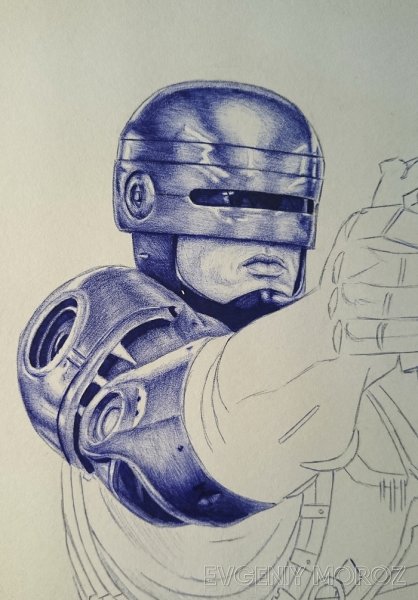 Робокоп карандашом