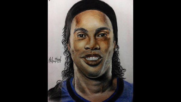 Роналдиньо рисунок